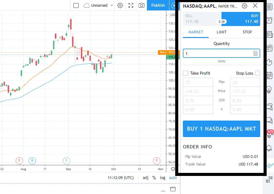 TradingView Paper Trading Complete user guide TradaMaker